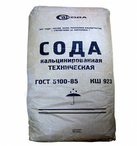 Сода кальцинированная куль 25 кг